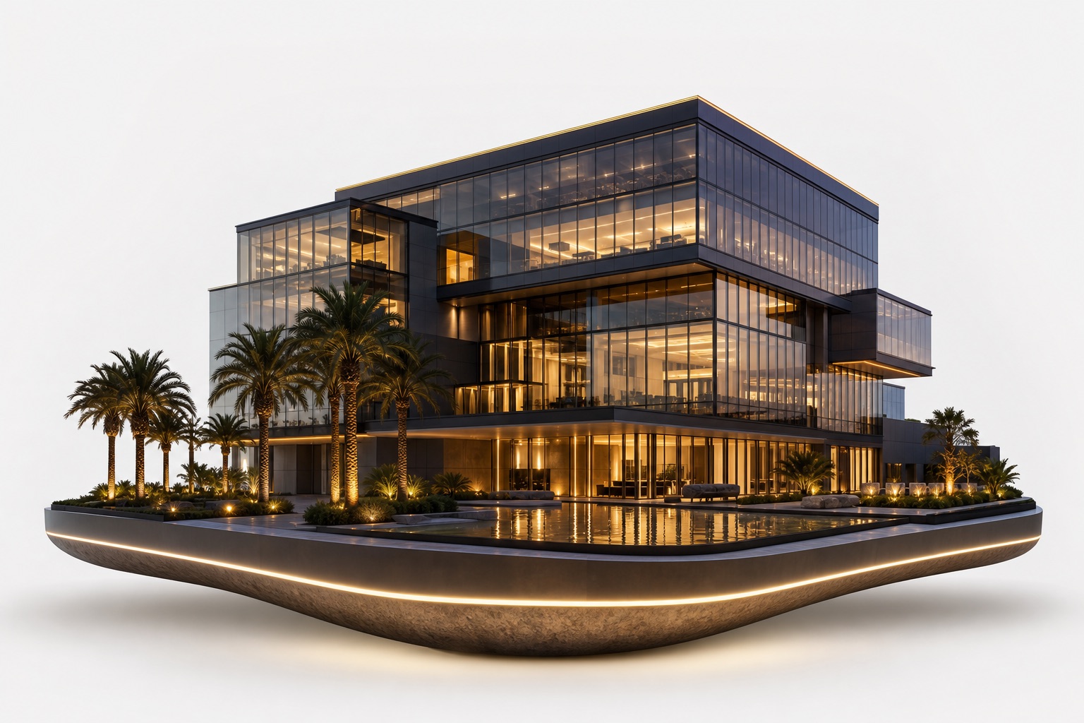 Modern glass architecture representing the AI workforce environment